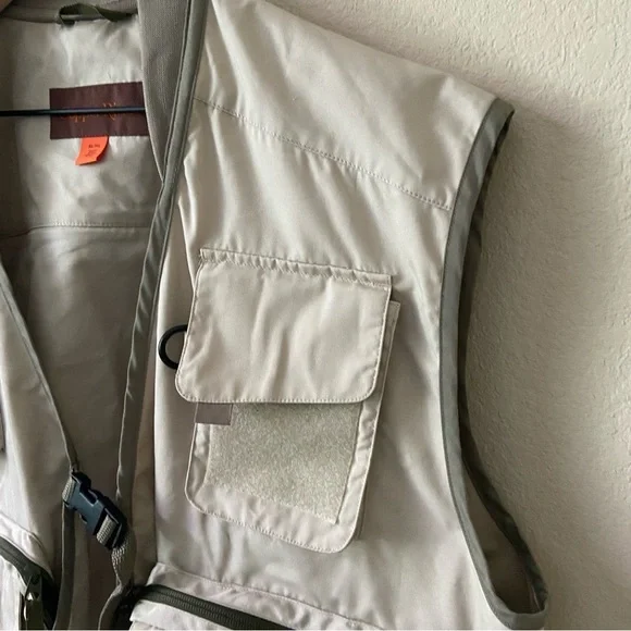 FINAL PRICE:  COPPER  RIVER | Cabela's Tan Fishing Vest Size XL - Picture 7 of 15